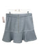 En Saison Size L Light Blue Polyester Blend Back Zip Shimmer Flare Skirt Light Blue / L