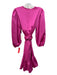 Shoshanna Size 4 Fuschia Pink Polyester Surplice Long Sleeve Sash Incl. Dress Fuschia Pink / 4