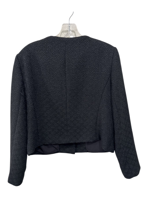 Drew Size L Black Polyester Blend Jeweled Buttons 4 Pocket Long Sleeve Jacket Black / L