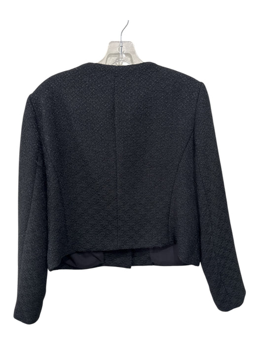 Drew Size L Black Polyester Blend Jeweled Buttons 4 Pocket Long Sleeve Jacket Black / L