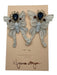 Mignonne Gavigan Light & Dark Blue Beaded Butterfly Fairy Earrings Light & Dark Blue
