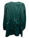 Crosby Size XS Hunter Green Polyester Long Sleeve V Neck Tiered Above Knee Dress Hunter Green / XS