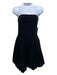 Shoshanna Size 2 Black Polyester Strapless Boning Fit & Flare Balloon Hem Dress Black / 2
