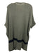 360 Cashmere Size S Olive & Black Cashmere Rib Knit Short Sleeve Long Cardigan Olive & Black / S
