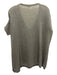 Minnie Rose Size M/L Taupe Cashmere Short Sleeve V Neck Boxy Side Slit Cardigan Taupe / M/L
