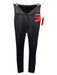 Spanx Size XS Black Nylon Blend Wide Waist Band Mid Rise Coated Leggings Black / XS