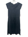 See By Chloe Size XS Black Cotton broderie anglaise Sleeveless Knee length Dress Black / XS