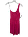 S/W/F Size S Hot pink Rayon Shirred One Shoulder Mini Dress Hot pink / S