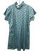 Never a Wallflower Size L Blue, Yellow, Pink Cotton Blend Butterflies Dress Blue, Yellow, Pink / L