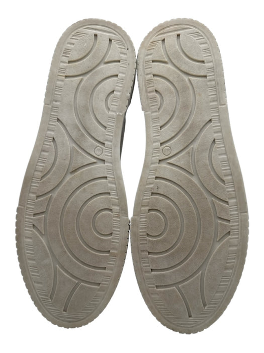 ME+EM Shoe Size 39.5 Cream & Black Canvas Lace Up Low Top Rubber Sole Sneakers Cream & Black / 39.5