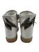 Zadig & Voltaire Shoe Size 39 White & Brown Leather Pony Hair Detail Sneakers White & Brown / 39