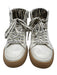 Zadig & Voltaire Shoe Size 39 White & Brown Leather Pony Hair Detail Sneakers White & Brown / 39