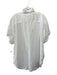 XiRENA Size L White Cotton Short Sleeve Blouse Top White / L