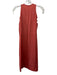 Diane Von Furstenberg Size 4 Peach Orange Silk Sleeveless Pintuck Dress Peach Orange / 4