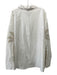 Hemant & Nandita Size L White & Beige Cotton Long Sleeve Crochet Detail Top White & Beige / L