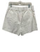 Crosby Size L White Cotton Zip Fly High Rise Pleated Shorts White / L