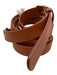 Altuzarra Brown & Silver Pleather Thin Belts Brown & Silver / L/XL