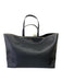 Valentino Garavani Black & Gold Pebble Leather Top Handle Rockstud Shoulder Bag Black & Gold / M/L