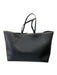 Valentino Garavani Black & Gold Pebble Leather Top Handle Rockstud Shoulder Bag Black & Gold / M/L