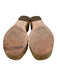 Paloma Barcelo Shoe Size 39 Light Gray & Beige Leather Strappy Mule Sandals Light Gray & Beige / 39