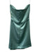 Bec & Bridge Size 2 Seafoam Green Polyester Satin Strapless Gathered Sides Dress Seafoam Green / 2