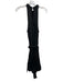 Poupette St. Barth Size M Black Viscose Satin Sleeveless Halter Neck Mini Dress Black / M