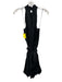 Poupette St. Barth Size M Black Viscose Satin Sleeveless Halter Neck Mini Dress Black / M