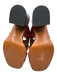 Chloe Shoe Size 36.5 Red & Black Leather Square Toe Snake Print Mule Sandals Red & Black / 36.5