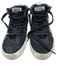 Golden Goose Shoe Size 36 Black & Silver Suede Round Toe Oxford Lace Up Sneakers Black & Silver / 36