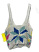Mother Size XS Cream, Pink & Multi Cotton Blend Ribbed Snow Flake Tank Top Cream, Pink & Multi / XS