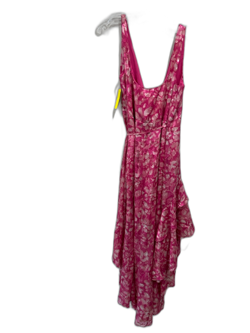 Hutch Size M Pink, Cream & Black Polyester Sleeveless Wrap Spotted Dress Pink, Cream & Black / M