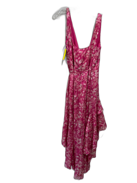 Hutch Size M Pink, Cream & Black Polyester Sleeveless Wrap Spotted Dress Pink, Cream & Black / M