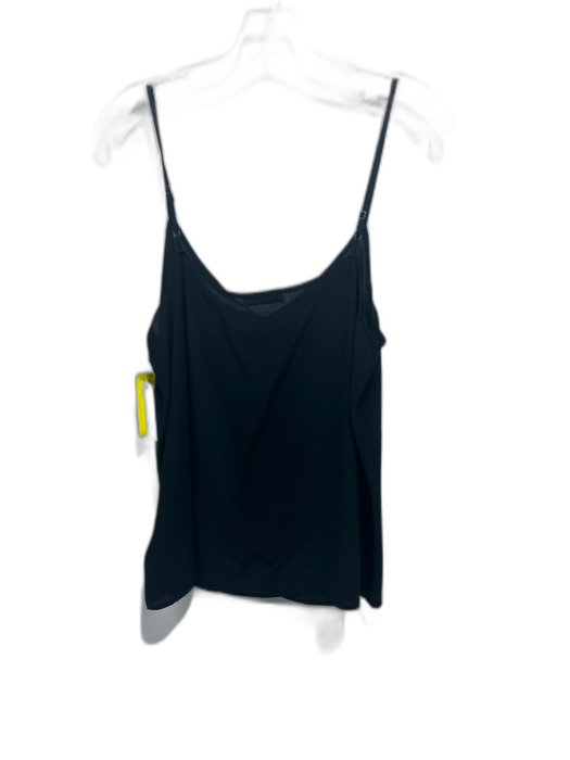 Equipment Size XL Black Silk Spaghetti Strap V Neck Cami Top Black / XL