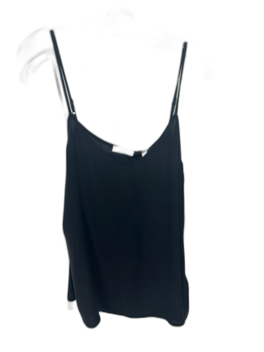 Equipment Size XL Black Silk Spaghetti Strap V Neck Cami Top Black / XL
