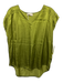 Sofia Size One Size Olive Green Rayon Blend Sleeveless V Neck Top Olive Green / One Size