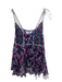 Isabel Etoile Marant Size 42 / S Purple, Pink & Green Viscose Flora & Fauna Top Purple, Pink & Green / 42 / S