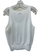 Vince Size M White Cotton Blend Sleeveless Knit Cut Out Tank Top White / M