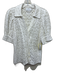 Tanya Taylor Size 8 White Cotton Short Balloon Sleeve Eyelet Wrap Top White / 8