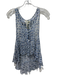 Isabel Etoile Marant Size 38 Blue & Light Blue Viscose Sleeveless Tie Dye Top Blue & Light Blue / 38