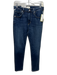 Citizens of Humanity Size 26 Dark Wash Cotton Denim Mid Rise Faded Skinny Jeans Dark Wash / 26
