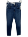 Citizens of Humanity Size 25 Dark Wash Cotton Denim Mid Rise Faded Skinny Jeans Dark Wash / 25