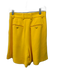Dolce & Gabbana Size 40 Marigold Yellow Viscose Blend High Waist Pleated Shorts Marigold Yellow / 40