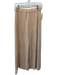 Alice + Olivia Size S/P Champagne Beige Polyester Elastic Waist Wide Leg Pants Champagne Beige / S/P