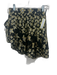 Love Shack Fancy Size XS Black & Gold Viscose Blend Elastic Waist Brocade Skirt Black & Gold / XS
