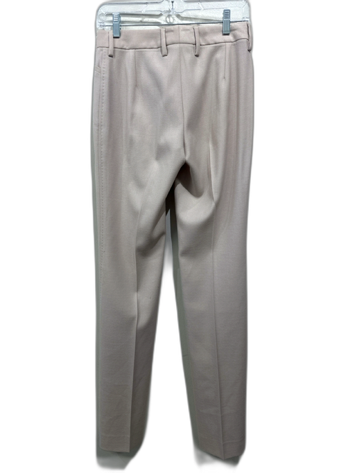 Dolce & Gabbana Size 38 Taupe Virgin Wool Blend Zip & Button Mid Rise Pants Taupe / 38