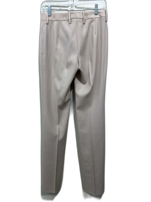 Dolce & Gabbana Size 38 Taupe Virgin Wool Blend Zip & Button Mid Rise Pants Taupe / 38