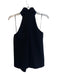 Anine Bing Size XS Black Acetate Lined Cross Over Halter Sleeveless Top Black / XS
