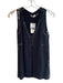 Ramy Brook Size XS Black Silk Beaded V Neck Sleeveless Top Black / XS