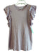 Goldie Size Large Lavender Pima Cotton Round Neck Heathered Top Lavender / Large