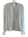 Cami NYC Size Small White Ramie Long Sleeve Round Neck Keyhole Back Top White / Small